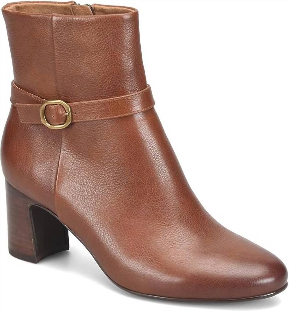 NEW SOFFT women's albany ankle bootie in brown
